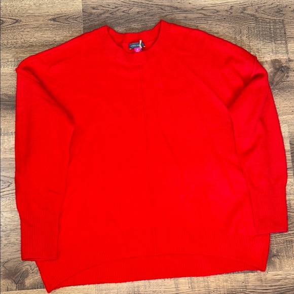 VINCE CAMUTO Red Crewneck Sweater zs M Valentines Day. - Picture 2 of 6